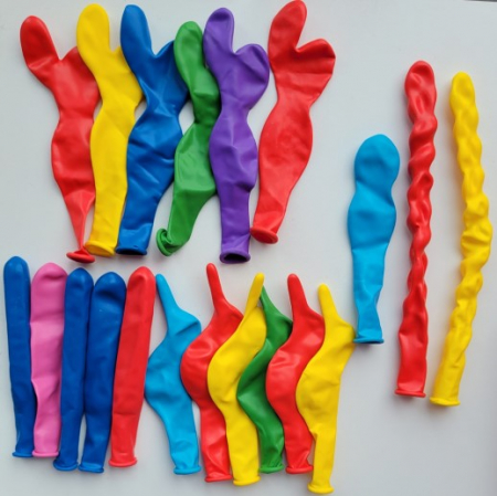Set 20 baloane latex multicolor forme variate [6]