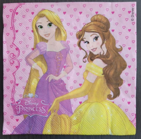 Set 20 servetele Princess Procos, 33x33 cm [1]