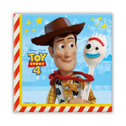 Toy Story - Decoratiuni pentru petrecere tematica - Set 20 servetele hartie Toy Story 4 / Povestea jucariilor 4 33 * 33 cm