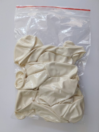 Set 25 balone latex alb 30cm [5]