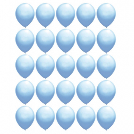 Set 25 balone latex albastru deschis 30cm [5]
