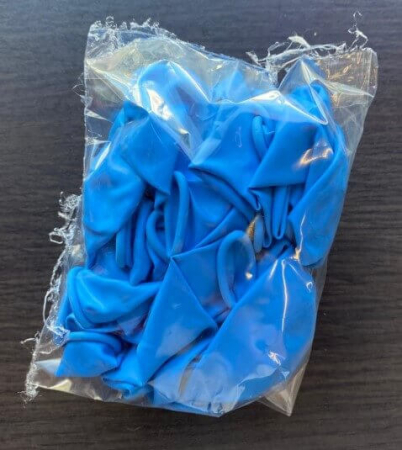 Set 25 baloane latex albastru deschis 30cm [4]