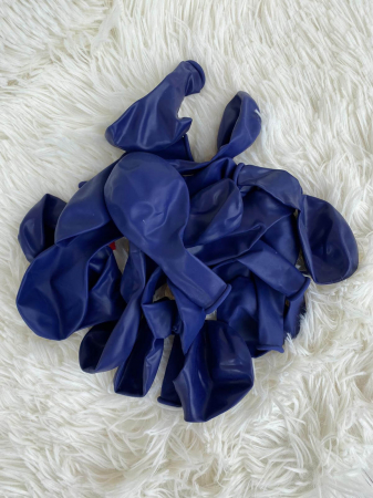 Set 25 Baloane latex albastru inchis 30cm [3]