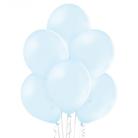 Set 25 baloane latex albastru macaron premium 30 cm [1]