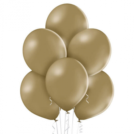 Zoo - Decoratiuni pentru petrecere tematica - Set 25 baloane latex almond / migdala 30 cm