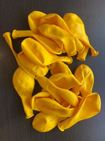 Set 25 balone latex galben 30cm [3]