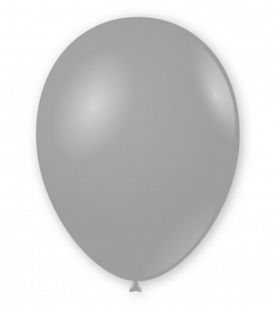 Gumball - Decoratiuni pentru petrecere tematica - Set 25 baloane latex gri 30 cm