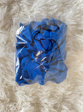 Set 25 baloane latex inima albastra 28 cm [4]