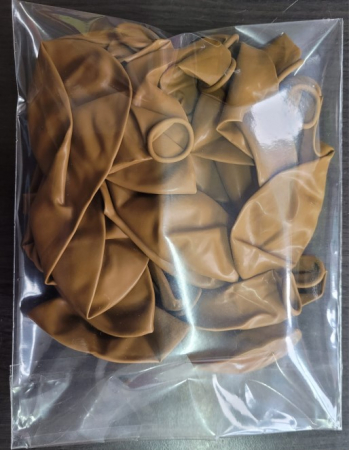 Set 25 baloane latex maro teracota 30 cm [3]