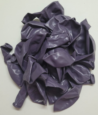 Set 25 baloane latex mov retro / malva 30 cm [3]