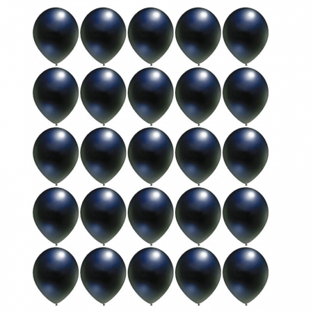 Set 25 baloane latex negru 30cm [5]