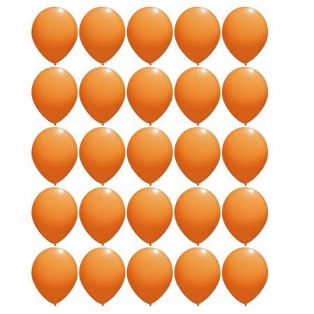 Set 25 baloane latex portocaliu 30cm [4]