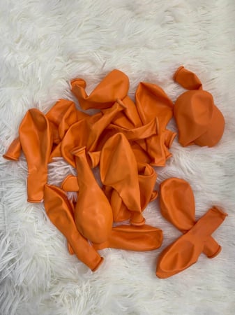 Set 25 Baloane latex portocaliu / orange deschis 30cm [3]