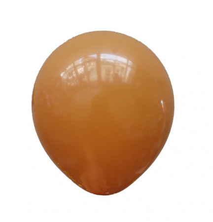 Masha - Decoratiuni pentru petrecere tematica - Set 25 baloane latex retro maro deschis 25 cm