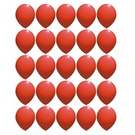 Set 25 baloane latex rosu 30cm [4]