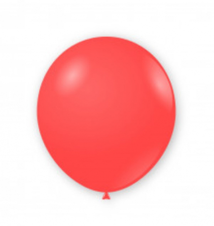 Baloane din latex 30cm - Set 25 baloane latex rosu coral / corai 30 cm