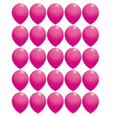Set 25 Baloane latex roz 30cm [5]