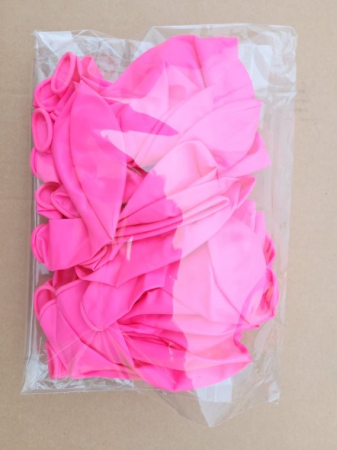 Set 25 baloane latex roz deschis aprins 30 cm [4]