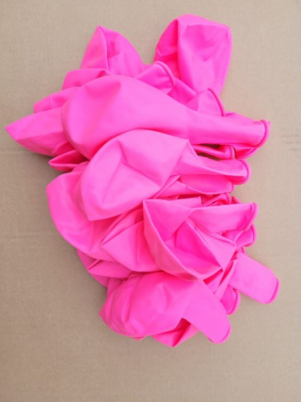 Set 25 baloane latex roz deschis aprins 30 cm [2]