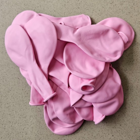 Set 25 baloane latex roz deschis cald 30 cm [2]