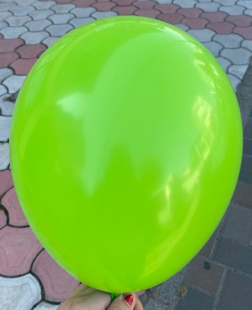 Set 25 baloane latex verde deschis 30cm [1]