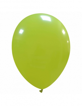 Retro - Set 25 baloane latex verde lime 30 cm