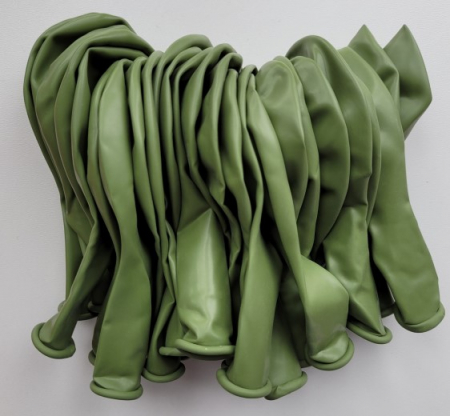 Set 25 baloane latex verde maslin / green olive 30 cm [4]