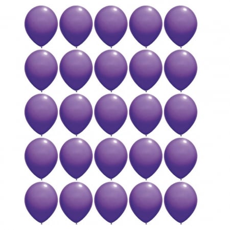 Set 25 Baloane latex violet 30cm [5]