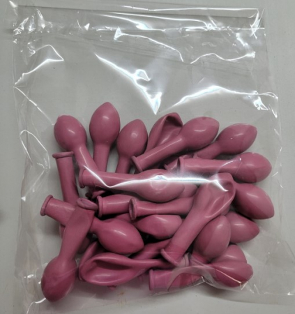 Set 25 baloane latex wild rose / roz salbatic 13 cm [4]