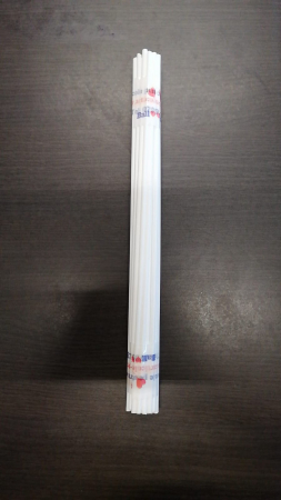 Set 25 bete suport cu rozete alb pentru baloane [3]