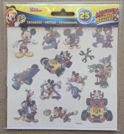 Set 25 tatuaje Mickey Roadster Racers [2]