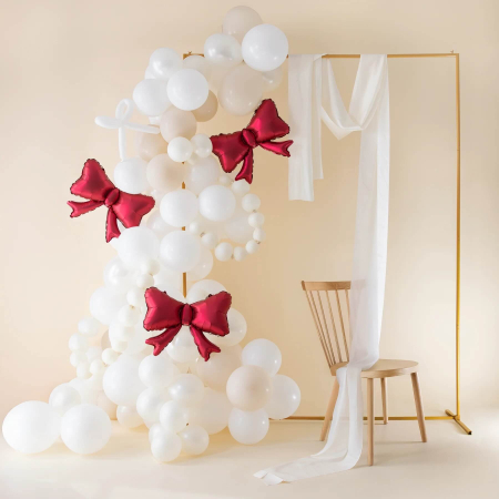 Set 3 baloane folie fundite rosii 55 cm [1]