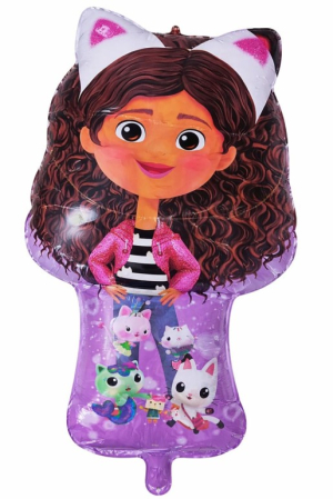 Set 3 baloane heliu Gabby si Casuta Papusilor [3]