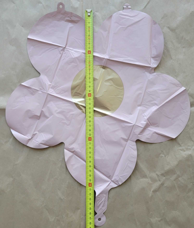 Set 3 baloane folie margareta roz 45 cm [4]