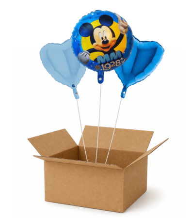 Baloane cu heliu din folie - Set 3 baloane heliu Mickey Mouse