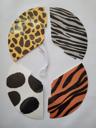 Set 4 coifuri zoo animalute 16 cm [1]