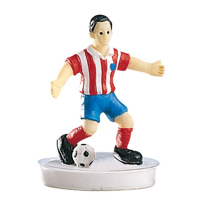 Set 6 jucatori fotbal cu mascota si stema din rasina 5 cm [4]