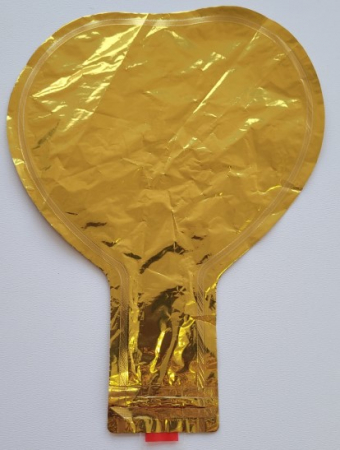 Set 5 baloane folie inimioare aurie 10 cm [1]