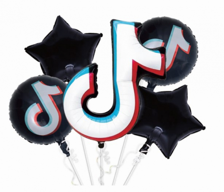 Set baloane folie - Set 5 baloane folie Tik Tok