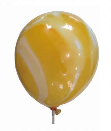 Set 5 baloane latex galben degrade 35 cm [4]