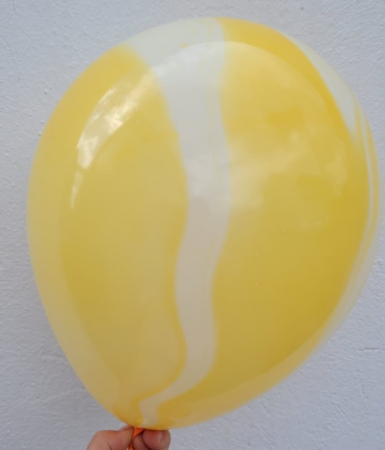 Set 5 baloane latex galben degrade 35 cm [3]