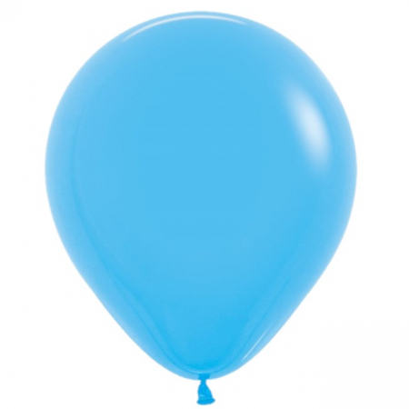 Set 5 baloane latex jumbo albastru 35 cm [0]