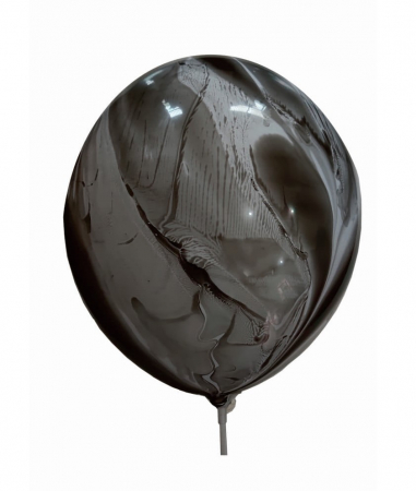 Set 5 baloane latex negru degrade 35 cm [0]