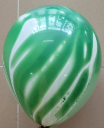 Set 5 baloane latex verde degrade 35 cm [4]