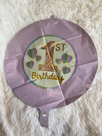 Set 5 baloane prima aniversare fata [4]