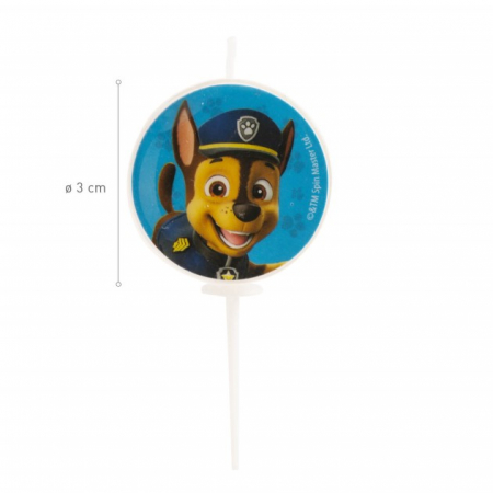 Set 5 lumanari tort Paw Patrol / Patrula Catelusilor 3 cm [1]