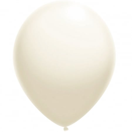 Set 50 baloane latex alb 23 cm [0]