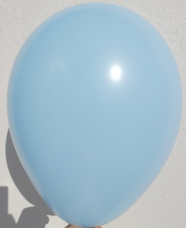 Set 50 baloane latex macaron albastru 30 cm [1]