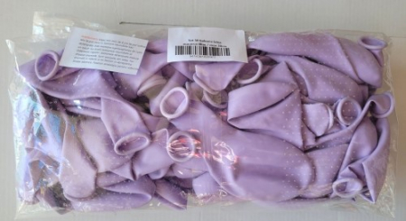 Set 50 baloane latex macaron liliac / mov 30 cm [5]