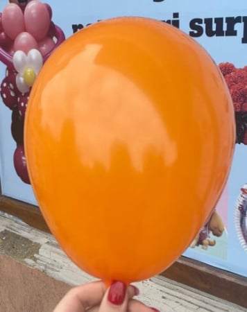 Set 50 baloane latex portocaliu 23 cm [2]